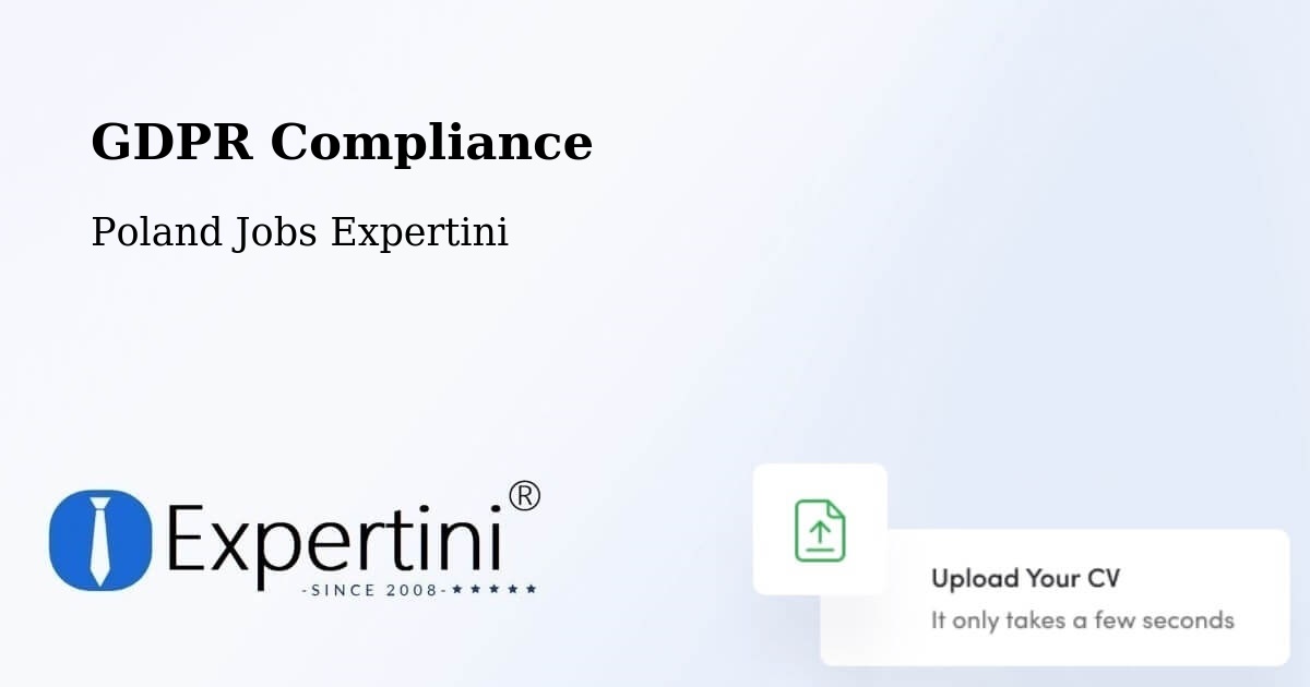 EU GDPR Compliance Statement – Chodów - Poland Jobs Expertini